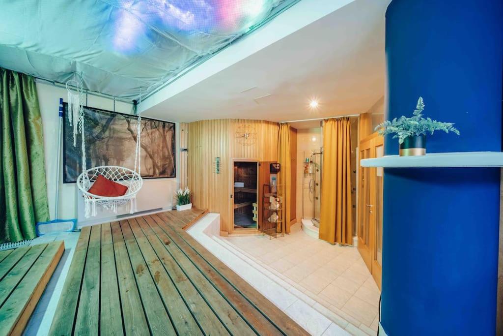 Unique Apartment With Private Pool, Cinema, Spa Prag Exterior foto